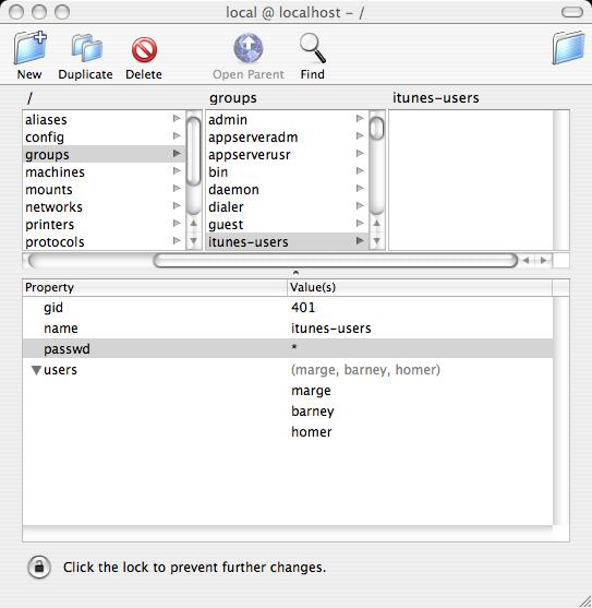 NetInfo Manager
